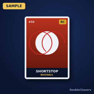 2023 Rookie Card – Baseball Shortstop #50 (sample image)