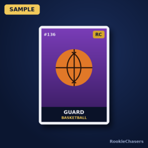 2023-24 Rookie Card – Basketball Guard #136 (sample image)
