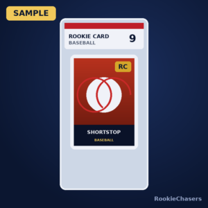 Graded 9 Mint – 2023 Baseball Rookie #50 (sample image)